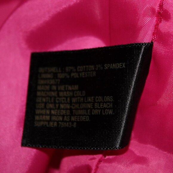 Worthington vibrant pink fitted silhouette tapered lined pencil skirt 16 - Picture 7 of 7